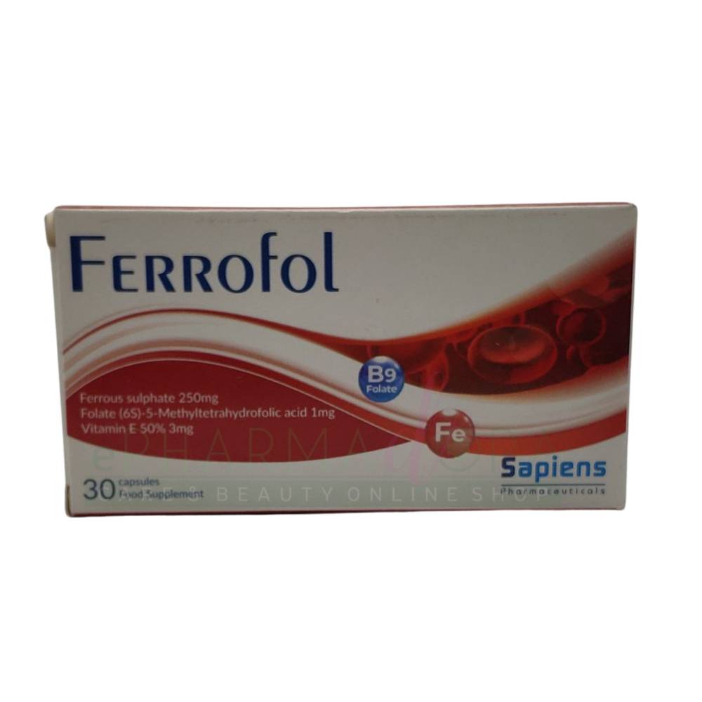 SAPIENS FERROFOL 30CAPSULES | Epharmadora