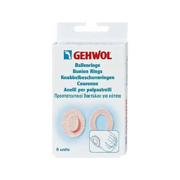 Gehwol Bunion Rings Oval 6/Box Gehwol Bunion Rings Oval 6/Box