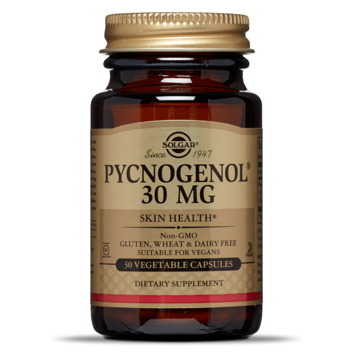 Solgar Pycnogenol 30mg x 30 Capsules Antioxidant For Healthy