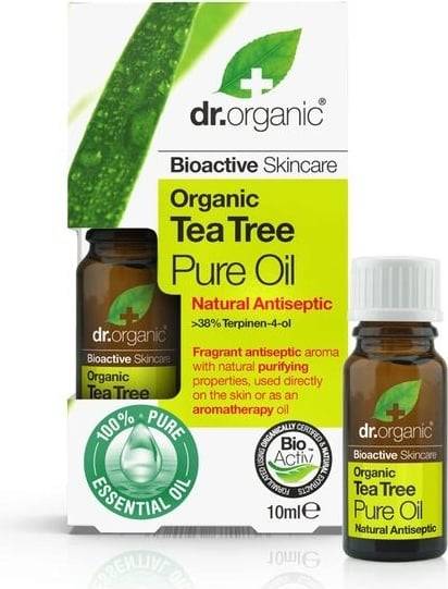 DR. ORGANIC ORGANIC TEA TREE PURE OIL NATURAL ANTISEPTIC 10ML