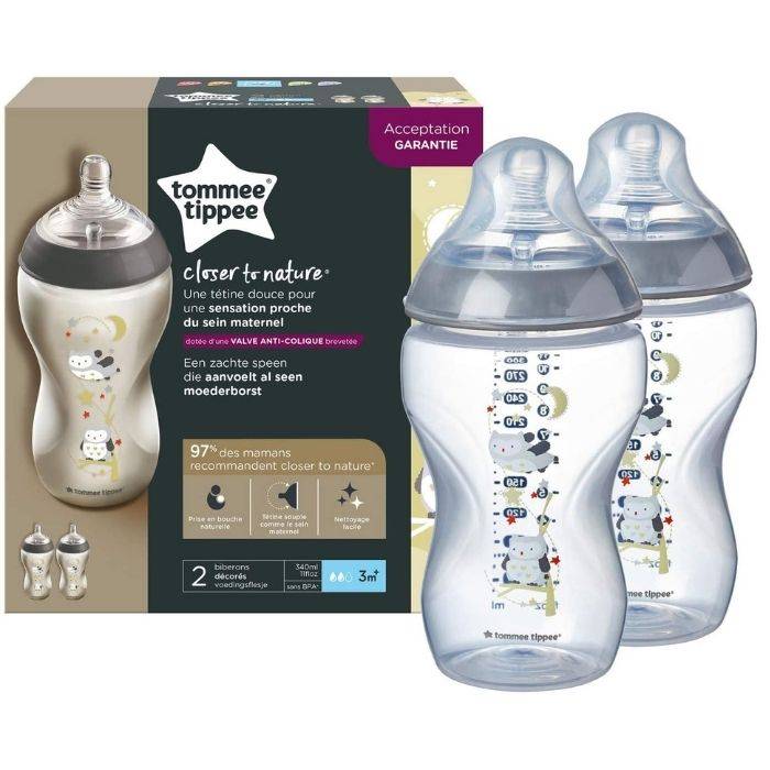 Tommee Tippee - Closer To Nature Silicone Bottles - 260ml - 2pcs