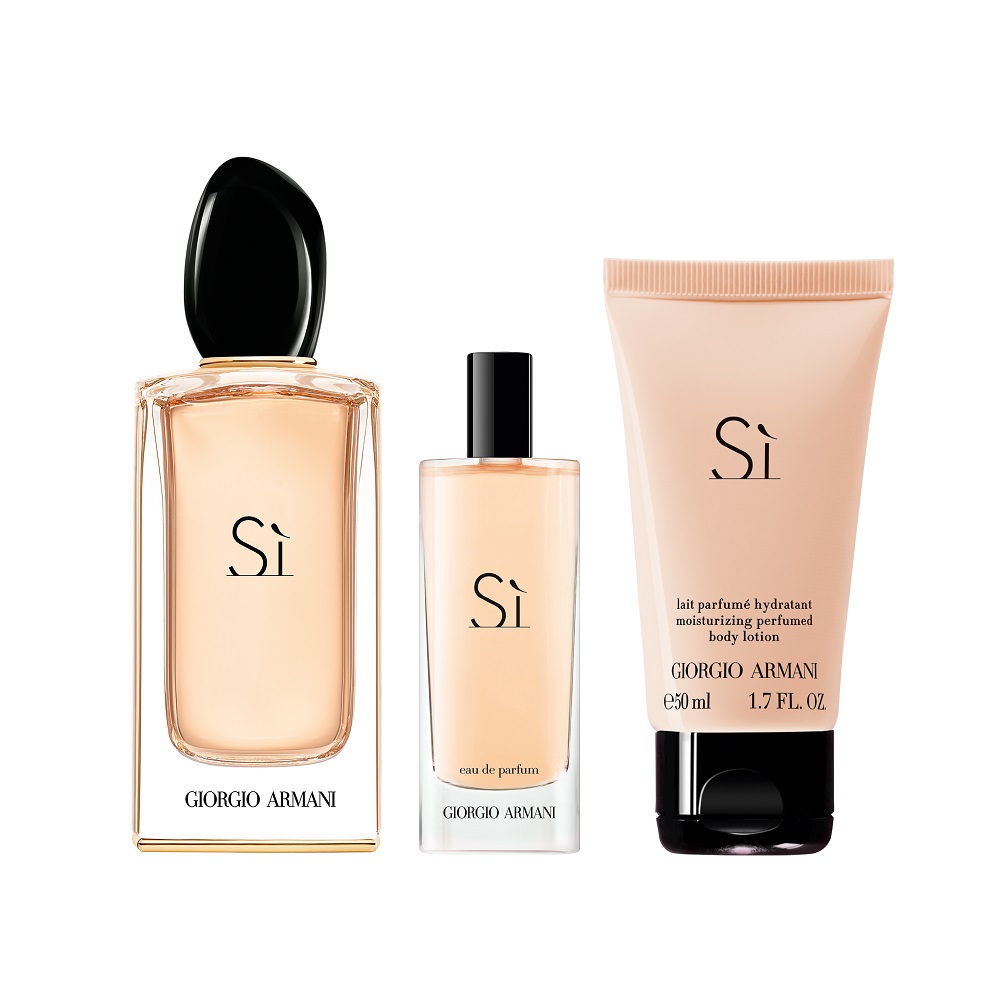 Giorgio Armani Si EDP x 100ml EDP x 15ml Body Lotion x 50ml