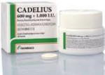 CADELIUS, ΑΣΒΕΣΤΙΟ 600MG+ ΧΟΛΗΚΑΛΣΙΦΕΡΟΛΗ 1000IU, 30 ΔΙΣΚΙΑ ΔΙΑΣΠΕΙΡΟΜΕΝΑ 