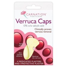 CARNATION VERRUCA CAPS, FOR VERRUCA REMOVAL