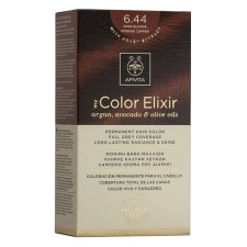 Apivita My Color Elixir Permanent Hair Color Kit Dark Blonde Intense Copper No 6.44