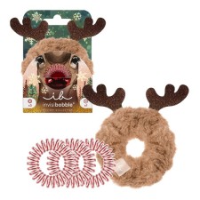 Invisibobble red nose reindeer-3 original&1 sprunchie