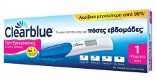 CLEARBLUE ΤΕΣΤ ΕΓΚΥΜΟΣΥΝΗΣ ΜΕ ΔΕΙΚΤΗ ΣΥΛΛΗΨΗΣ 1ΤΕΜΑΧΙΟ