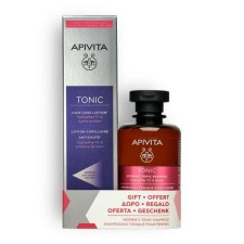 Apivita Women Tonic Shampoo 250ml + Tonic Lotion x 150ml - Against Hair Loss - Offer Pack