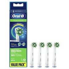 ORAL B CROSS ACTION REPLACAMENT BRUSH HEADS 4PIECES