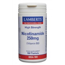 Lamberts Nicotinamide 250mg (Vitamin B3) x 100 Tablets