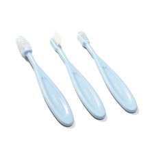 Babyono Set of Toothbrushes Blue 3m+