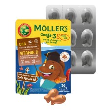 Mollers Omega 3 Kids Cola x 36 Gummies