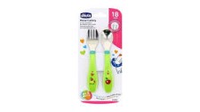 Chicco Metal Cutlery 18m+ Green