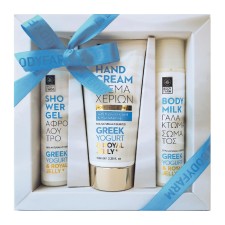 Bodyfarm Greek Yoghurt Shower Gel + Hand Cream 100ml + Body Milk 100ml Gift Set