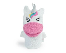 Isabelle Laurier cotton bath mitt unicorn