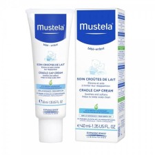 MUSTELA CRADLE CAP CREAM, HELPS TO KEEP THE SCALP CLEAN, SOOTHES& SOFTENS 40ML