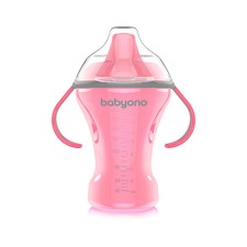Babyono Non-spill cup with hard spout 260ml (2 colors available)