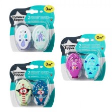 TOMMEE TIPPEE SOOTHER HOLDERS 0m+, ONE PACK WITH 2PIECES