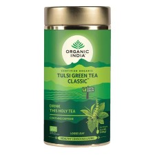 ORGANIC INDIA TULSI GREEN TEA CLASSIC LOOSE LEAF 100G