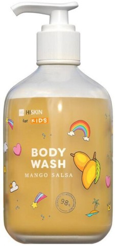 Hs Hiskin Kids Body Wash Mango Salsa 400ml