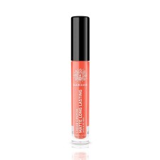 Garden Liquid Lipstick Matte Long Lasting With Aloe Vera Coral Peach 03 4ml