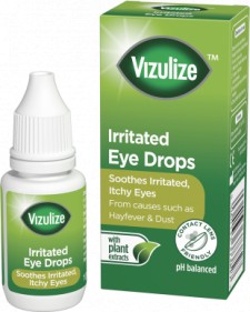 Vizulize Irritated Eye Drops 10ml + Intensive Dry Eye Drops 10ml Offer