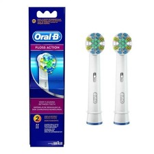 ORAL B FLOSS ACTION REPLACAMENT BRUSH HEADS 2 PIECES