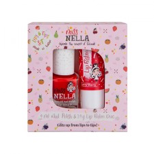 Miss Nella nail polish & lip balm duo