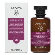 APIVITA INTIMATE LADY GENTLE FOAM CLEANSER FOR THE INTIMATE AREA - PROTECTS FROM DRYNESS 200ML