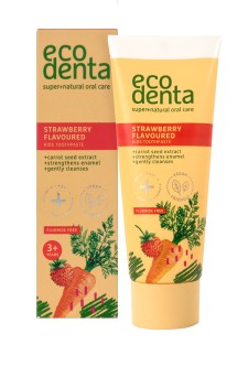 ECODENTA Strawberry Flavoured Toothpaste for Kids 75ml