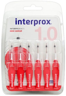 INTERPROX PLUS MINI CONICAL RED 1mm