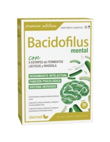 Dietmed Bacidofilus Symbio Mental, Συμπλήρωμα Διατροφής Για την Κανονική Λειτουργία του Νευρικού Συστήματος 30 Κάψουλες