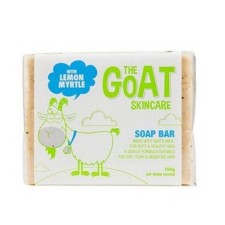 THE GOAT SKINCARE SOAP LEMON MYRTLE, SUITABLE FOR DRY, ITCHY& SENSITIVE SKIN 100G