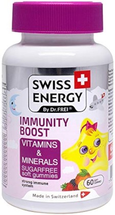Swiss Energy Immunity Boost, ΖΕΛΕΔΑΚΙΑ ΜΕ ΒΙΤΑΜΙΝΕΣ & ΙΧΝΟΣΤΟΙΧΕΙΑ ΧΩΡΙΣ ΖΑΧΑΡΗ
