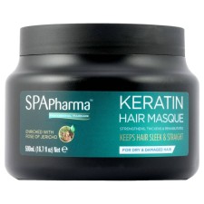 SPA PHARMA KERATIN HAIR MASQUE, FOR DRY- DAMAGED HAIR 500ML