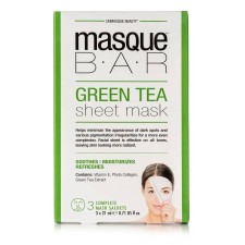 MASQUE BAR GREEN TEA SHEET MASK 3S