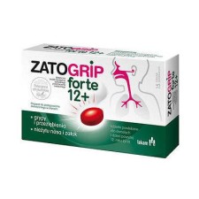 ZATOGRIP FORTE, FOR KIDS OVER 12+ YEARS OLD. SUPPORTS THE HEALTH OF UPPER RESPIRATORY TRACT 15TABLETS