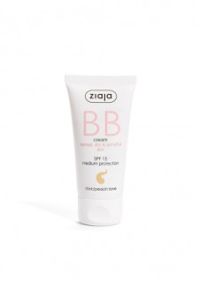 Ziaja Bb Cream Normal Dry Sensitive Dark / Peach Tone Spf15 50ml