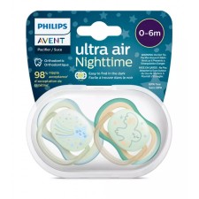 Philips Avent Scf376/18 Ultra Air Nighttime Boy 0-6m 2pcs