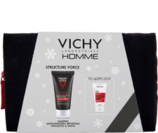 Vichy Homme Structure Force Anti-Aging Face Cream 50ml & Dercos Anti-Hair Loss Shampoo 50ml