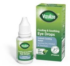 Vizulize Vitamin A+E Dry Eyes Eye Drops x 10ml