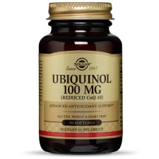 Solgar Ubiquinol 100mg x 50 Softgels - Reduced CoQ-10 - Advanced Antioxidants Support
