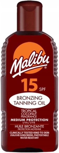 Malibu SPF 15 Bronzing Tan Oil 200ml