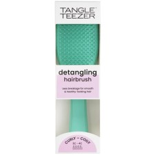 Tangle Teezer Detangling Hair Brush Curly Coily Green