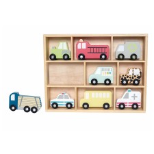Jabadabado Wooden Shelf with Cars