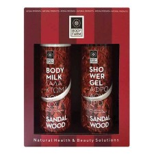 Bodyfarm Sandalwood Body Milk 250ml + Shower Gel 250ml Gift Set