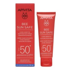 Apivita Bee Sun Safe Hydra Sensitive Soothing Face Cream SPF50+ x 50ml