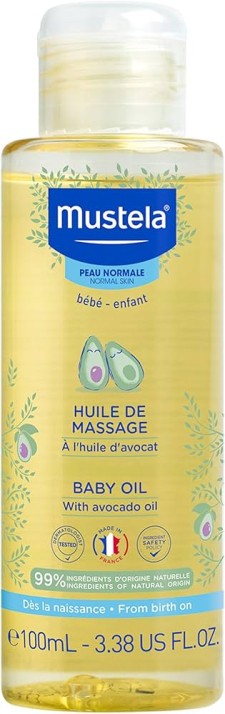 Mustela Baby Massage Oil 1+1 Free 100ml