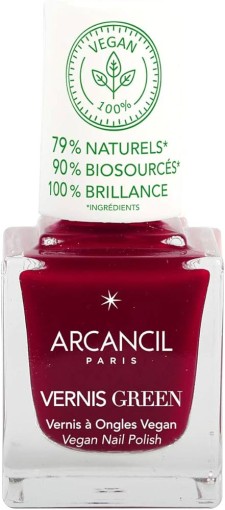 Arcancil Vernis Green Vegan Nail Polish Dhalia Red No 130