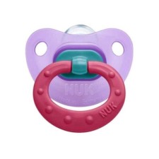 Nuk Classic Fashion Silicone Soother Pink 0-6m x 1 Piece